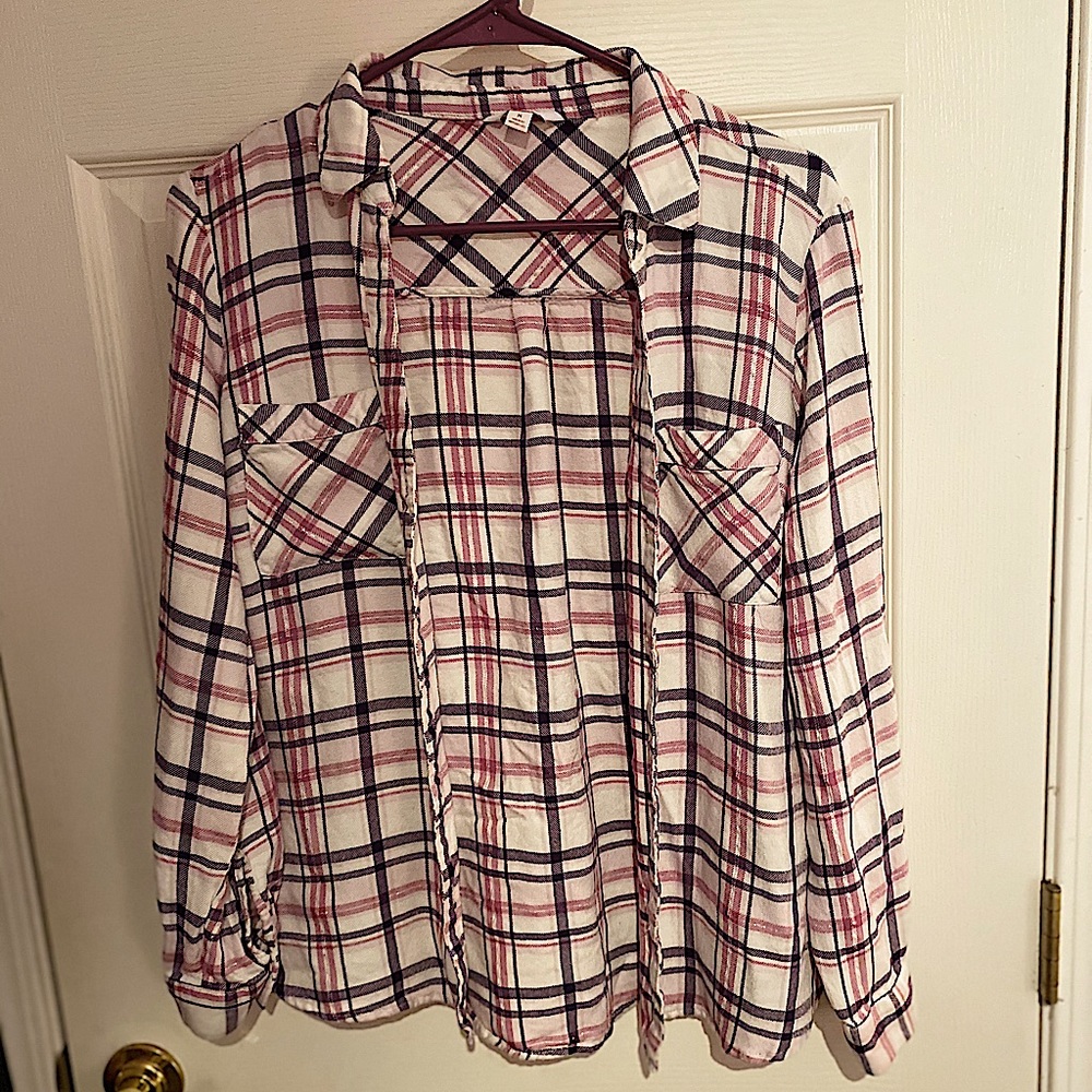 Candies Flannel Shirt - Picture 1 of 3